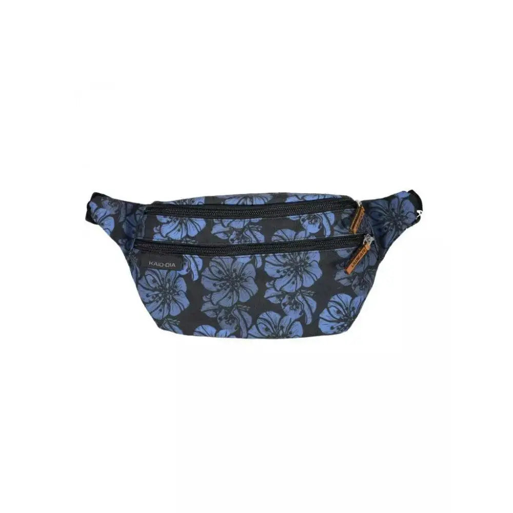 Fanny pack with floral design featuring an insulin cooling system for diabetics.