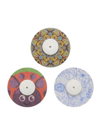 Cerotti adesivi per FreeStyle Libre 2, set Color Mix da 3 cerotti con dischetti centrali decorativi