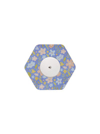 Cerotto adesivo per FreeStyle Libre 2, forma esagonale, fantasia Meadow Flowers & Leaves