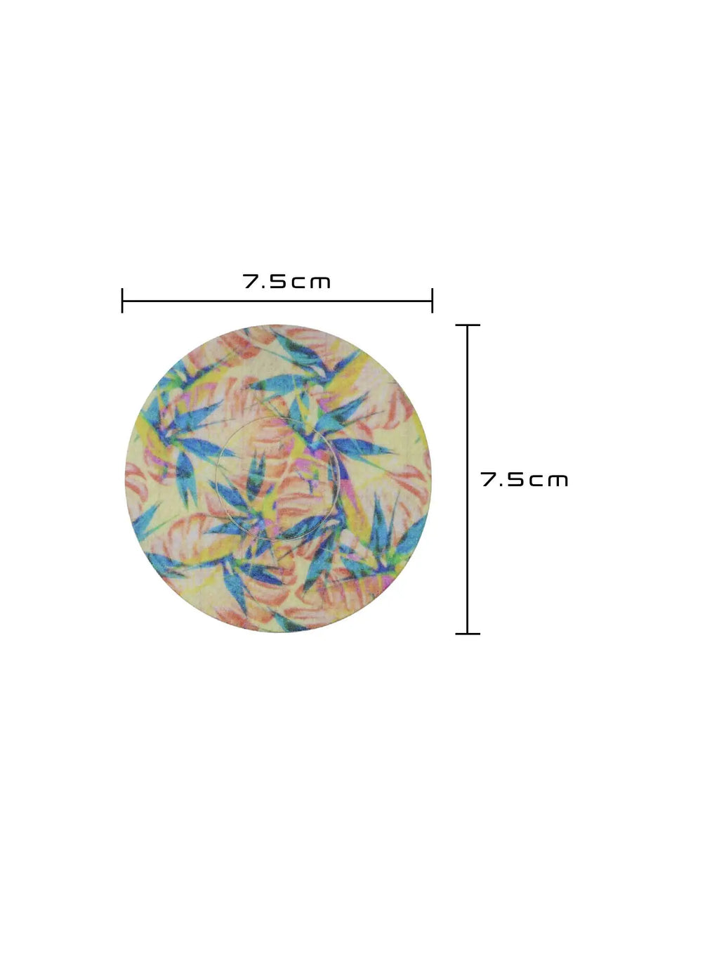 Cerotto adesivo per FreeStyle Libre 2, fantasia Tequila Sunrise, dimensioni 7,5 x 7,5 cm