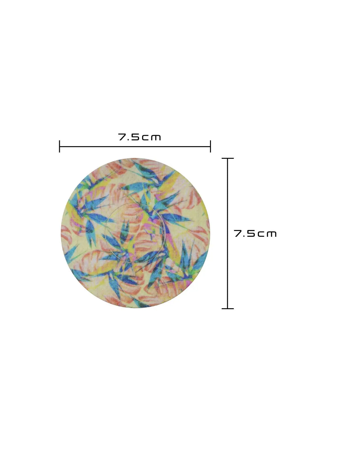 Cerotto adesivo per FreeStyle Libre 2, fantasia Tequila Sunrise, dimensioni 7,5 x 7,5 cm