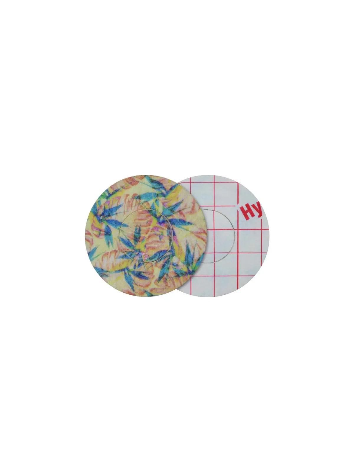 Cerotto adesivo per FreeStyle Libre 3, fantasia Tequila Sunrise, fronte e retro con pellicola