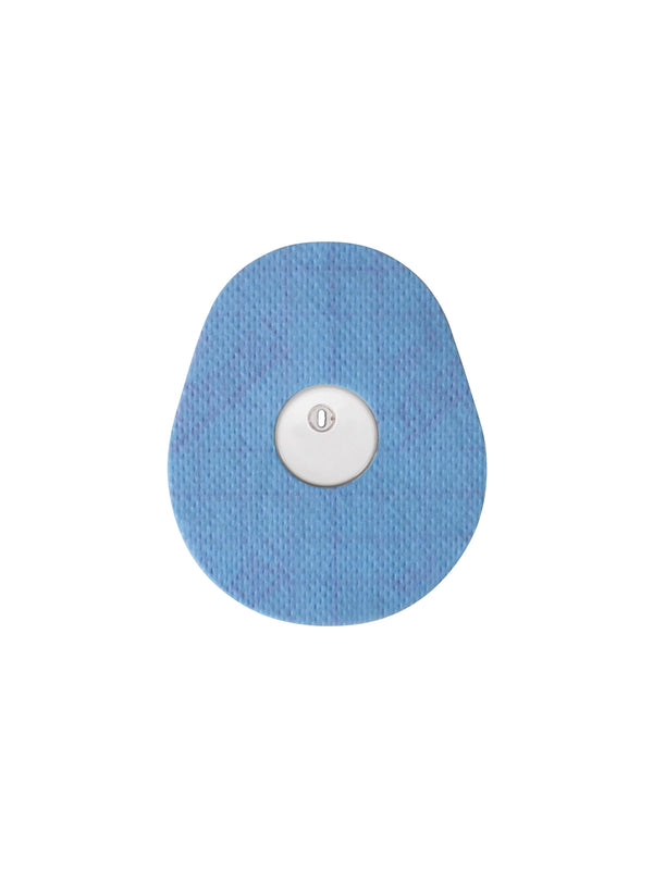 Cerotto adesivo per FreeStyle Libre 3, forma goccia, blu