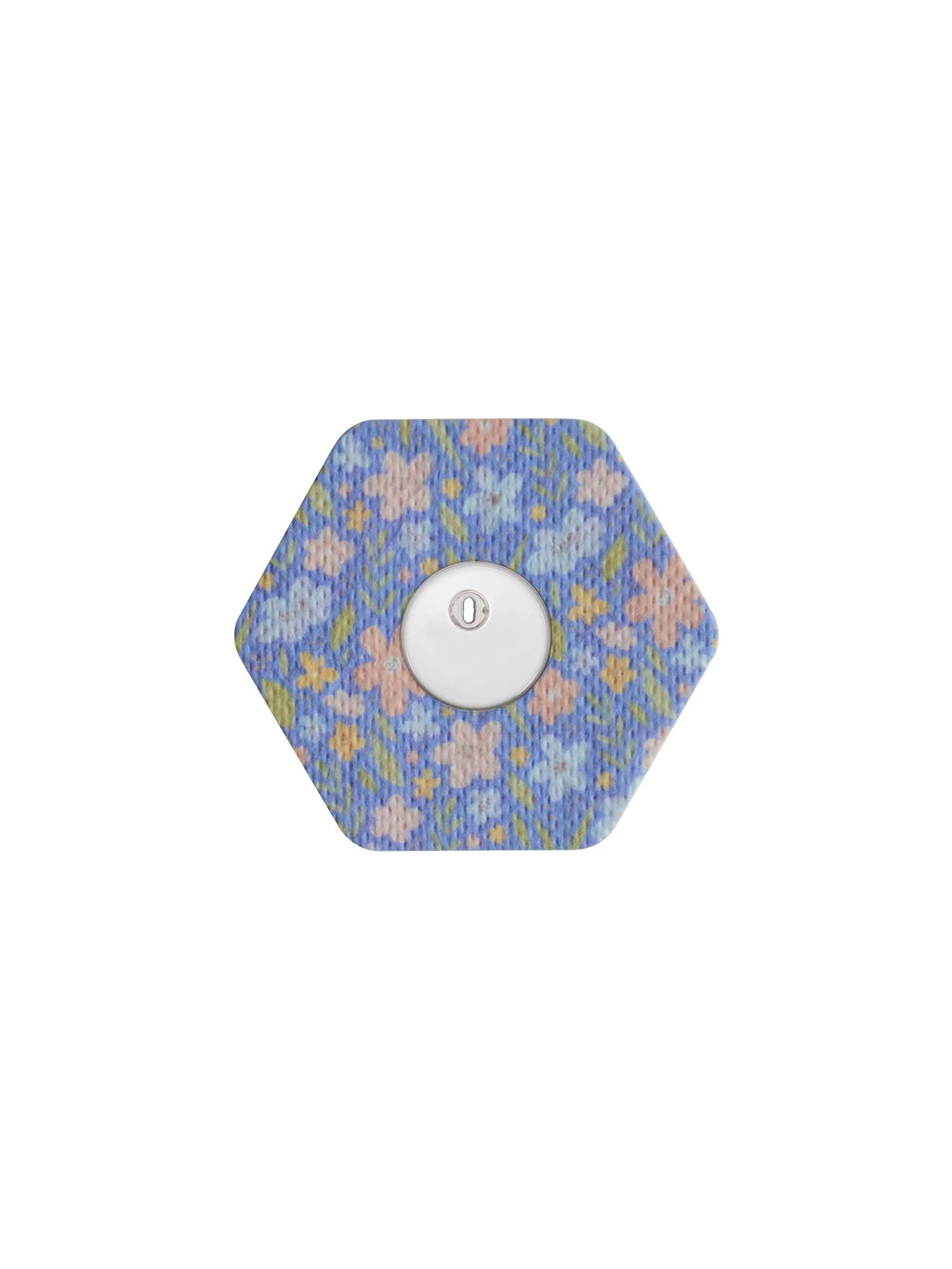 Cerotto adesivo per FreeStyle Libre 3, forma esagonale, fantasia Meadow Flowers & Leaves