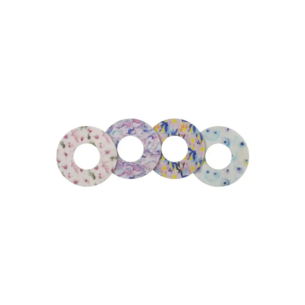 Cerotti adesivi per FreeStyle Libre 3, serie Spring, Spring Set II, 4 fantasie