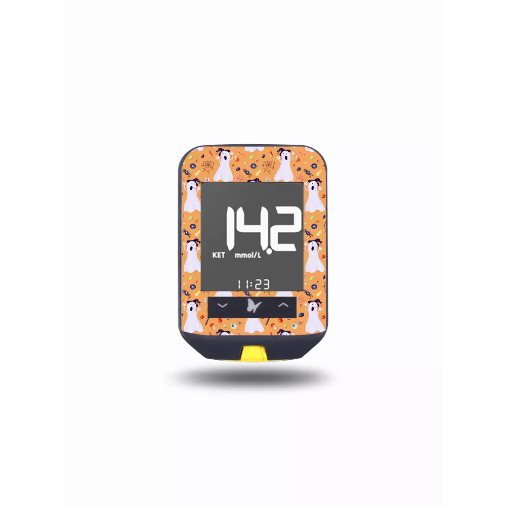Freestyle Optium Neo Glucose Meter Stickers - Halloween