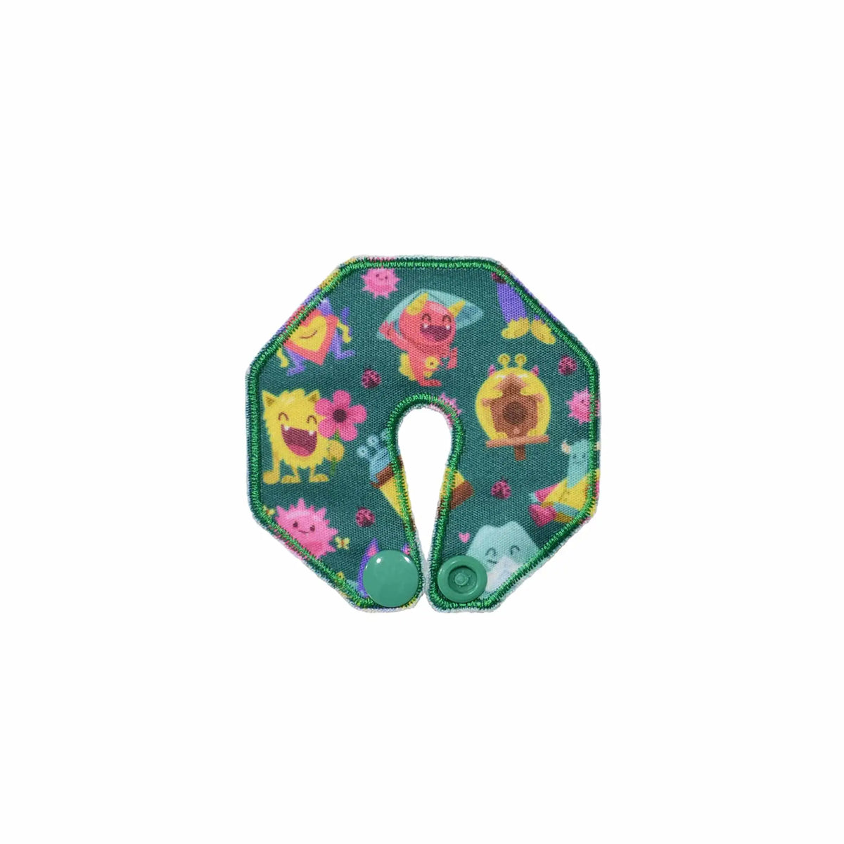 pediatric g tube pad monsters print soft absorbent pad for children with playful design and protection