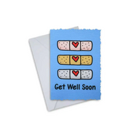Get Well Soon Greeting Cards - Kaio-Cards