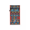 Insulin cooling wallet with colorful geometric design, compact and lightweight for 2 pens or vials, evaporative cooling, Dia-Cool.
