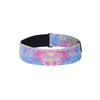 Cintura regolabile per microinfusore d’insulina – stampa tie-dye, chiusura G-Hook | Dia Belly-Belt 2