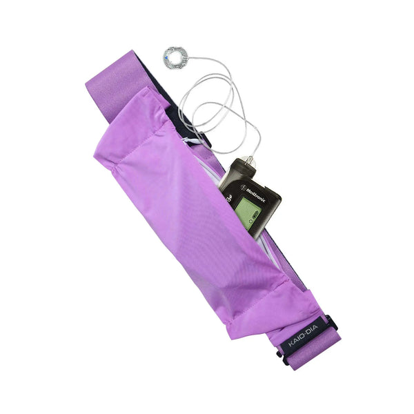 Cintura per microinfusore con gancio a G – Colori tinta unita | Dia Belly-Belt 2