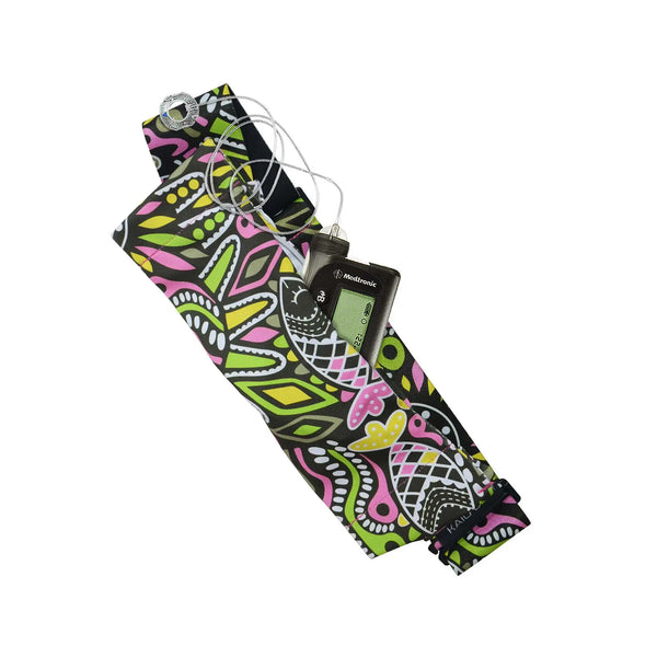 Cintura regolabile per microinfusore con gancio a G – Fantasie | Dia Belly-Belt 2