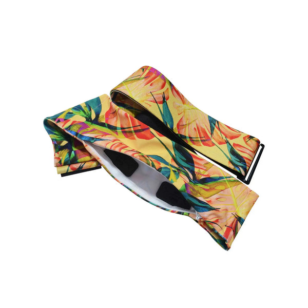 Cintura regolabile per microinfusore d’insulina – stampe floreali, chiusura G-Hook | Dia Belly-Belt 2