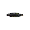 Wide insulin pump belly pouch with durable zipper and colorful eco-friendly print design.