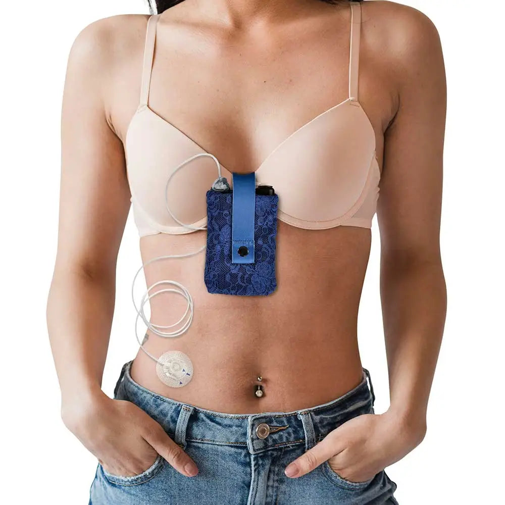 Dia-T.Top Canotta per diabetici con Due Tasche Integrate per microinfusore insulinico con Dia-T.Top Canotta per diabetici con Due Tasche Integrate per microinfusore insulinico con