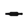 Black elastic waist belt for Dia-Body Pouch, ideal for insulin pumps with adjustable buckles