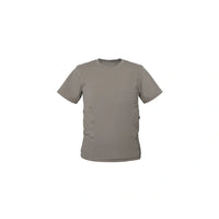 Insulin pump t-shirt for kids in grey with side pockets and tubing holes.