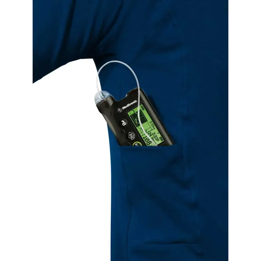 Insulin pump t-shirt for kids with side pocket feature for easy access.