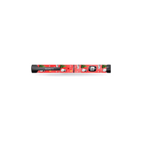 Red spirit level with Christmas-themed decorative pattern for NovoPen Echo Stickers