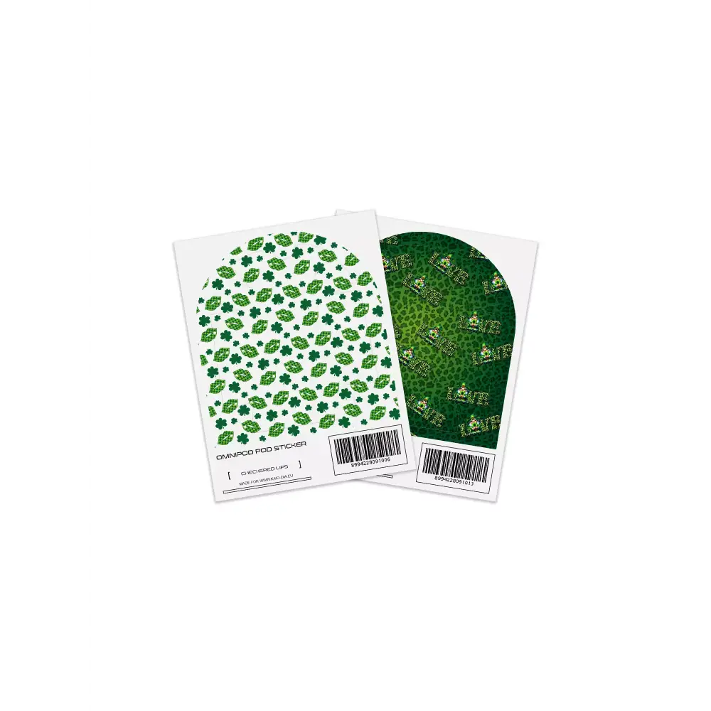 Omnipod POD Sticker for St. Patrick's Day by Kaio-Dia