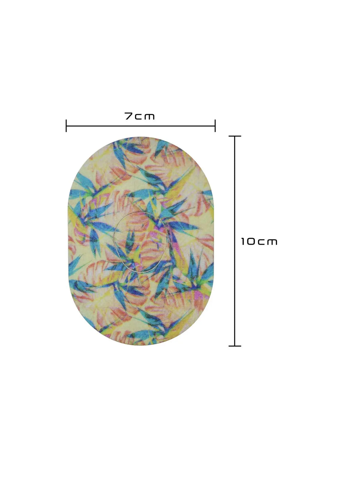 Cerotto adesivo per Dexcom G7, fantasia Tequila Sunrise, dimensioni 7 x 10 cm