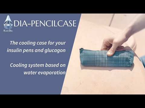 Astuccio refrigerante per penne per insulina e farmaci - Dia-PencilCase per bambini