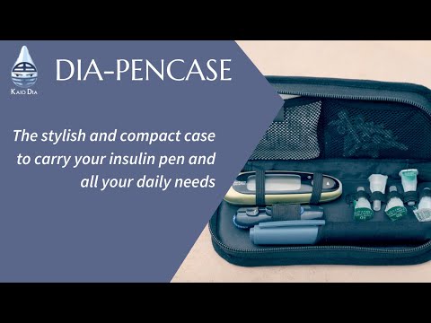 Astuccio per penna per insulina e glucometro USB, Dia-PenCase