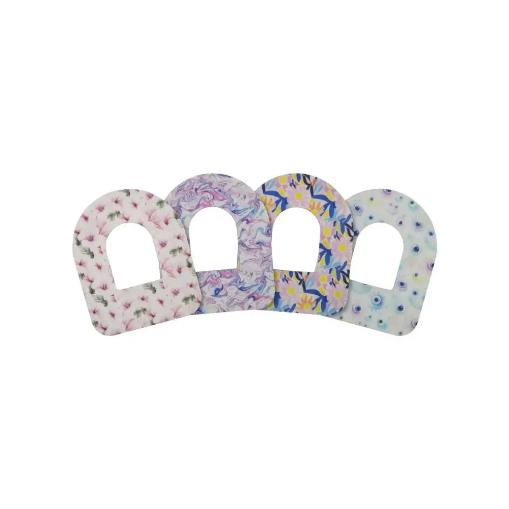 Cerotti adesivi per Pod Omnipod, serie Spring, Spring Set II, 4 fantasie