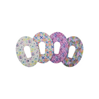Cerotti adesivi per Dexcom G6, serie Spring, Spring Set I, 4 fantasie