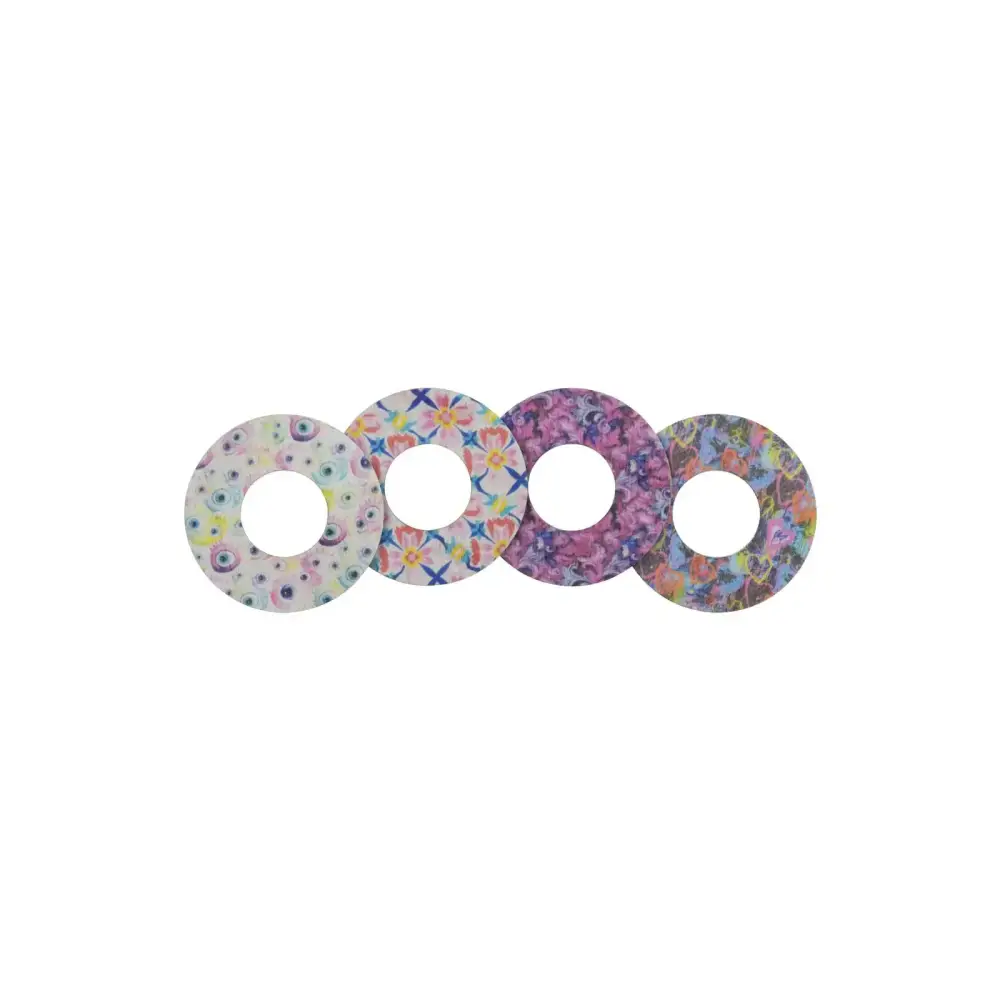 Cerotti adesivi per FreeStyle Libre 3, serie Spring, Spring Set I, 4 fantasie