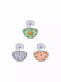 Guardian Enlite Sensor Stickers - Easter Edition 2024 with festive designs, set of 3 laminated decals.