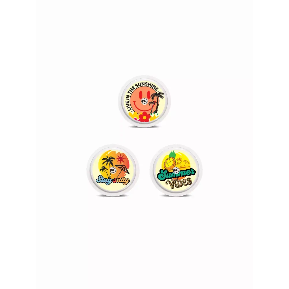 Freestyle Libre 2 Stickers - Summer Edition with tropical and floral designs for sensor protection and style.