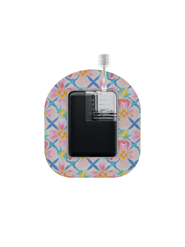 Spring Aura Patch Me Up patch with Tandem Mobi insulin pump