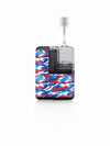 Flow Camo sticker applied to a Tandem Mobi insulin pump