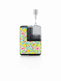 Flower sticker applied to a Tandem Mobi insulin pump