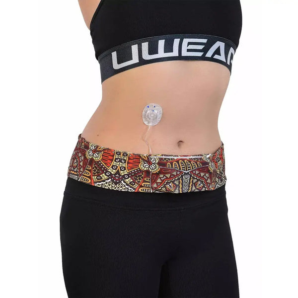 Fascia addominale fantasia per microinfusore, Dia-BellyBand Prints
