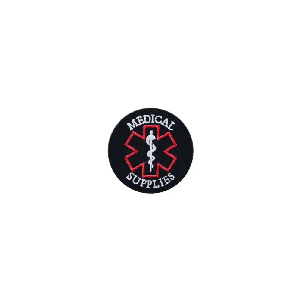 Diabetes Medical Supply - Embroidered Iron-On Patches