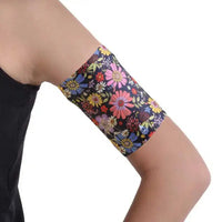 Blood Glucose Sensor Armband for Children with floral print design – Fauna & Flora collection.