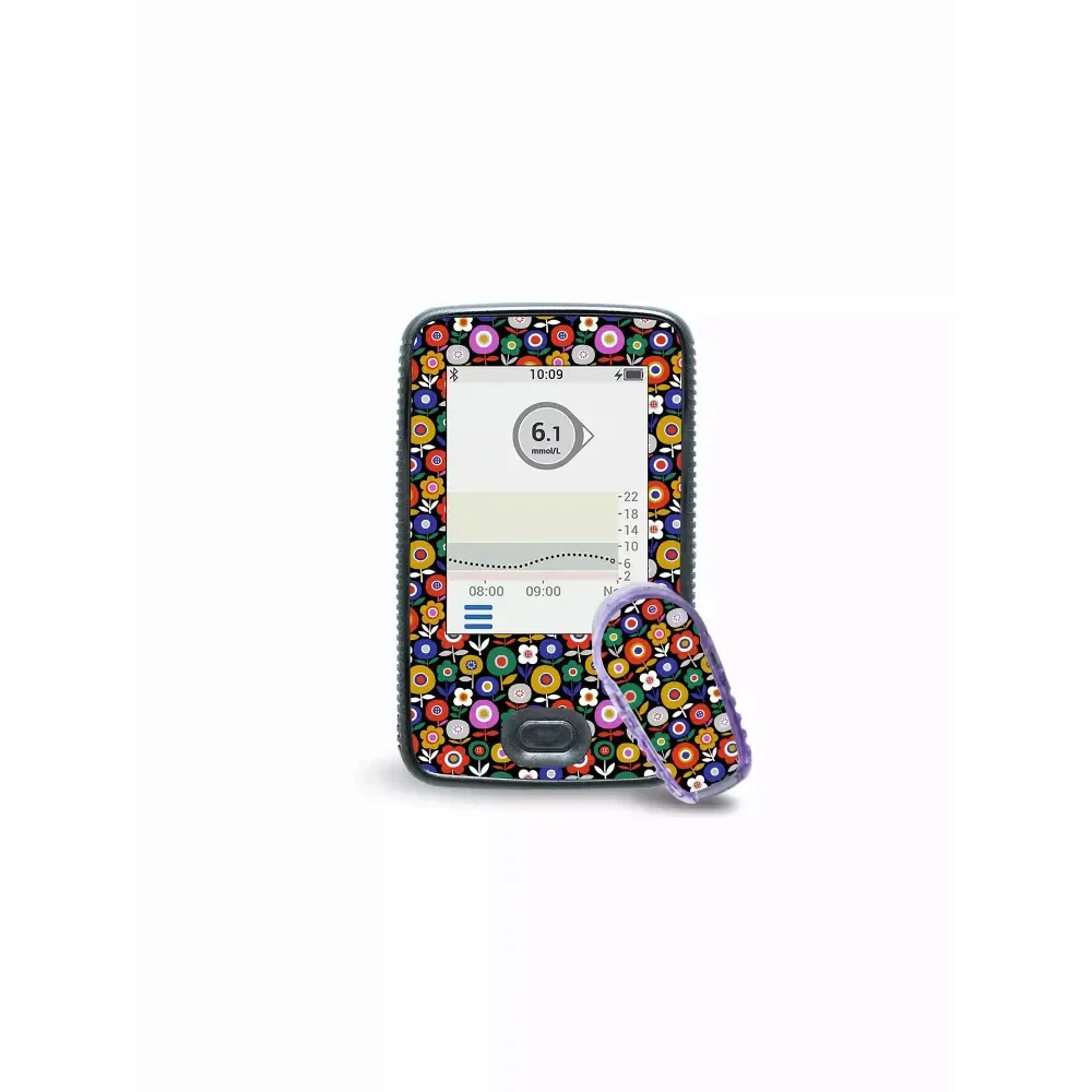 Dexcom G6 Receiver and Transmitter Stickers - Spring