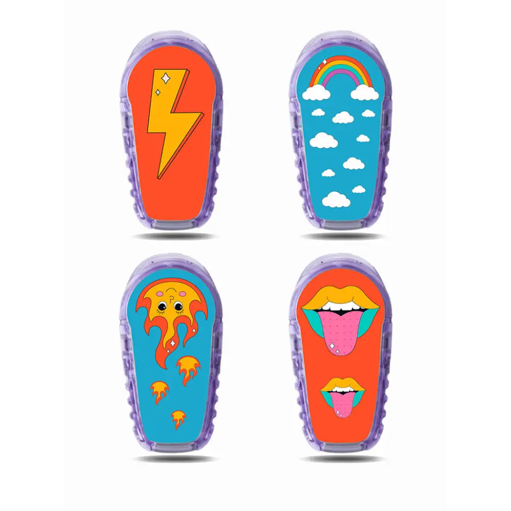 Dexcom G6 Transmitter Stickers – Psychedelic
