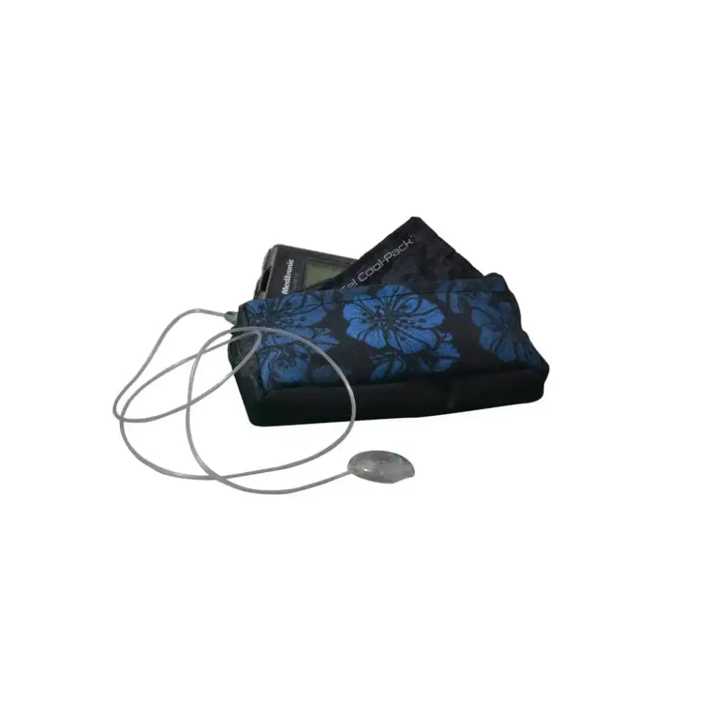 Dia-T.Top Canotta Diabetici: Con Tasche Per Microinfusore Insulinico E Aperture Tubi (Blu, Taglia S) - 2