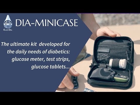 Astuccio per glucometro e materiale per diabetici, Dia-MiniCase