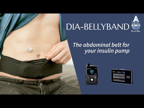 Fascia addominale per microinfusore, Dia-BellyBand Solid Colors