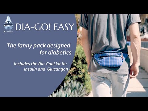 Marsupio per bambini con diabete e refrigerazione dell'insulina, Dia-Go Easy Kids