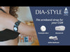 Fascia per sensore Dexcom G6 in scatola di metallo con 5 adesivi - Dia-Style Special Edition TINTE UNITE