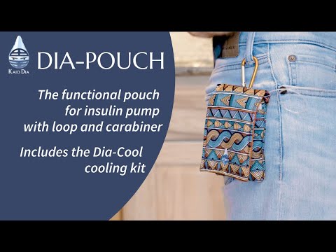 Custodia per microinfusore con elemento refrigerante, Dia-Pouch Plain Colors