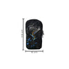 Vertical insulin pump case with plant pattern design, dimensions 6 x 11.5 cm.